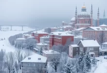 Photo of Город Сарапул встретил зиму